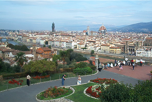 View of Florence from the Piazzale Michaelangelo